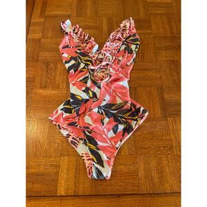 Anthropologie reversible Onepiece swim suit M
